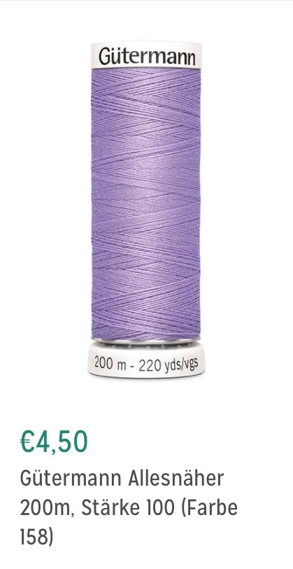 Allesnäher 200m Farbe 158