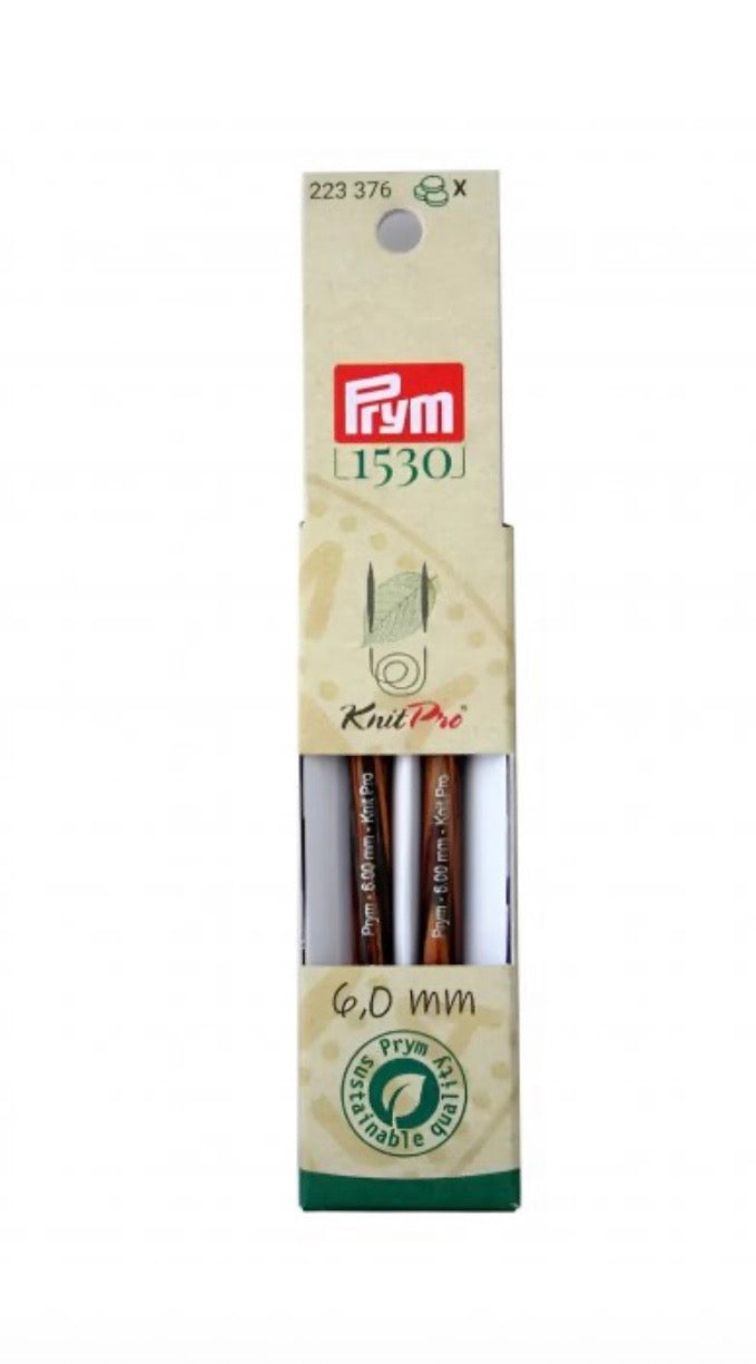 Prym Rundstricknadelspitzen kurz Natural (Stärke 6,0 / 8,7 cm)
