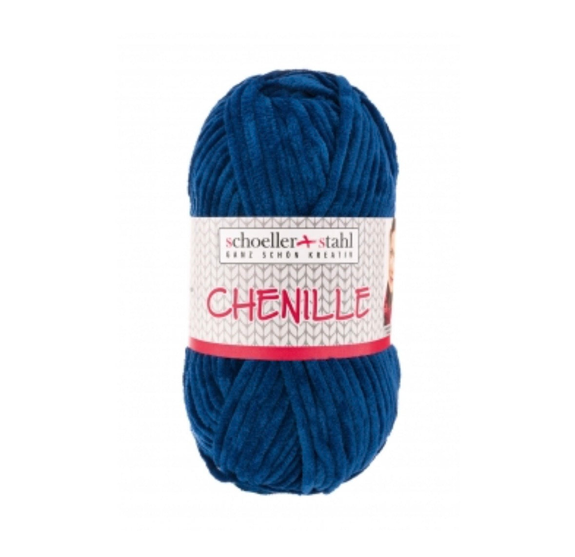 CHENILLE WOLLE merinoblau