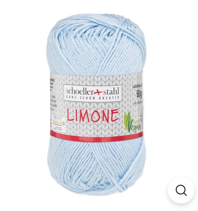 LIMONE 50g Baumwollgarn / bleu