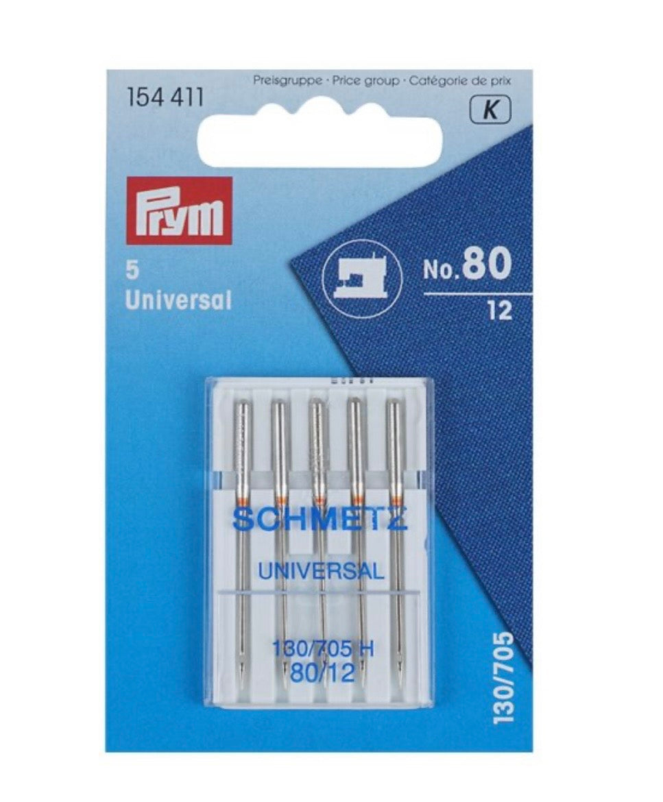 Prym Nähmaschinennadeln 130/705 „Universal“ 80 5 Nadeln