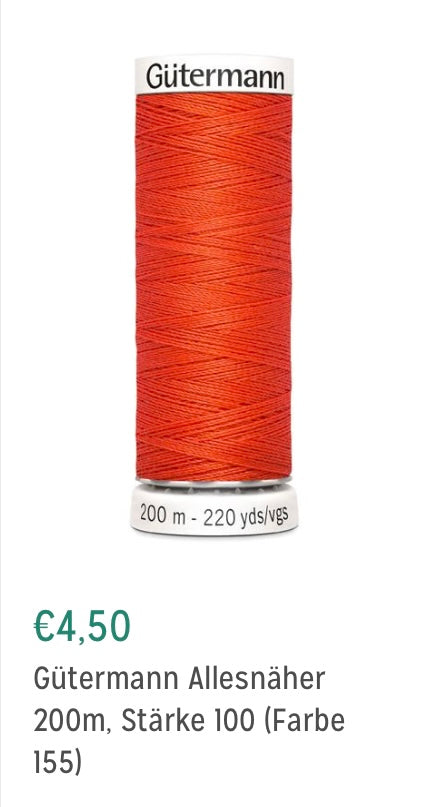 Allesnäher 200m Farbe 155