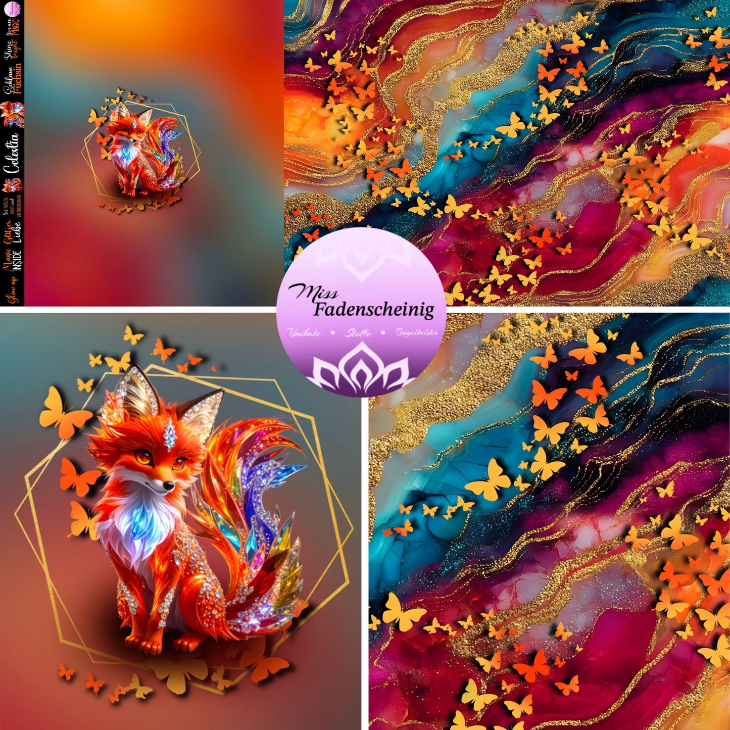 PANEL „CELESTIA“ Bio-French Terry/ Bio-Jersey MissFadenscheinig