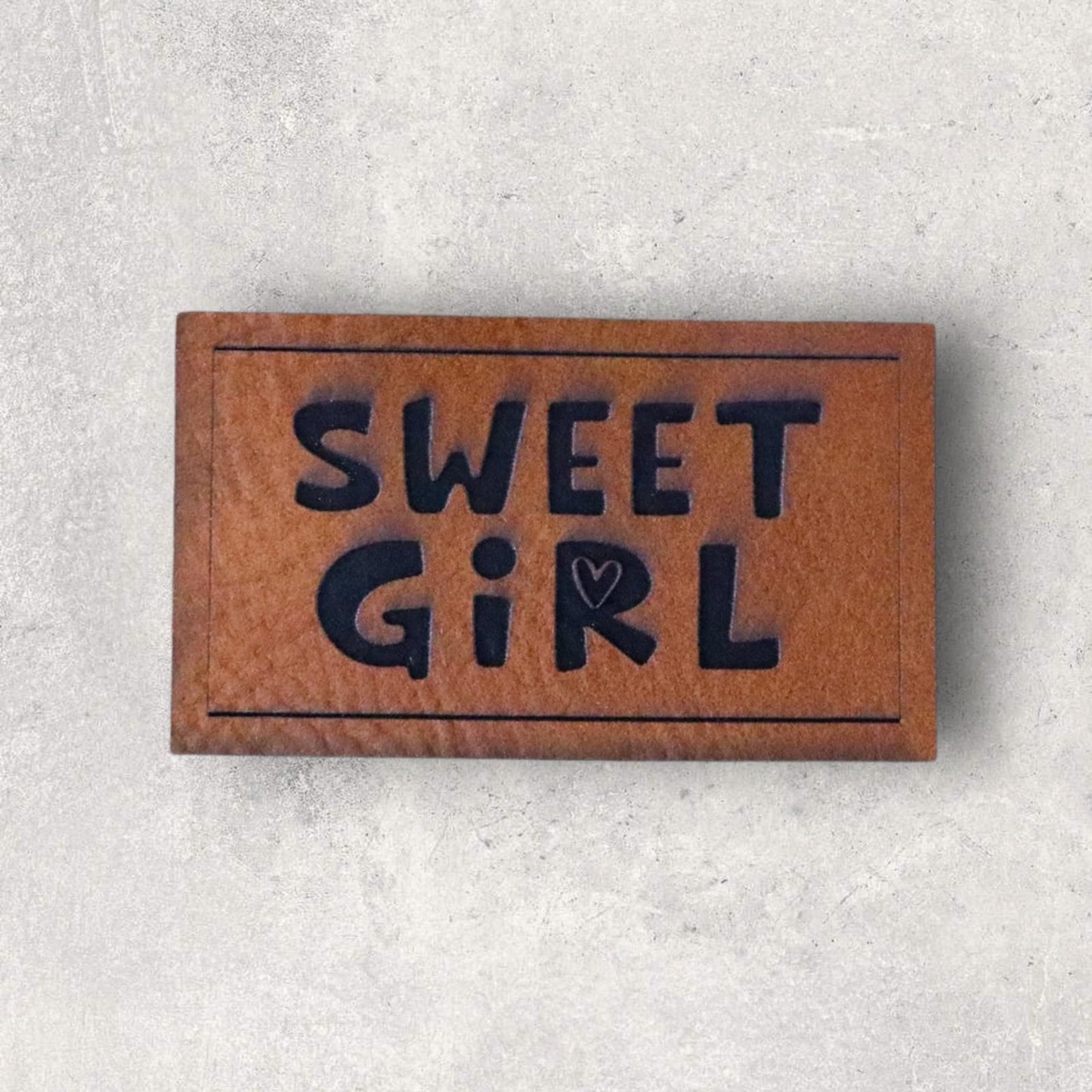 Kunstlederlabel SWEET GIRL