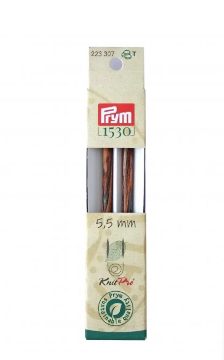 Prym Rundstricknadelspitzen lang Natural (Stärke 5,5 / 11,6 cm)