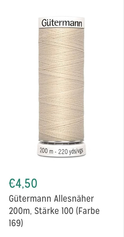 Allesnäher 200m Farbe 169