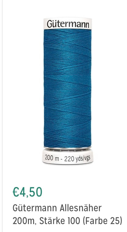 Allesnäher 200m Farbe 25