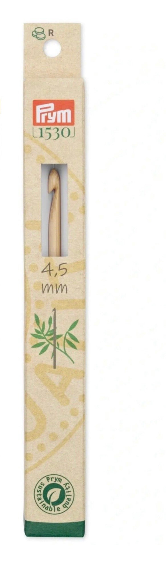 Wollhäkelnadel Bambus Prym 4,5mm