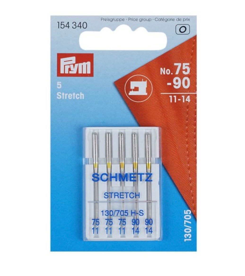 Prym Nähmaschinennadeln 130/705 „Stretch“ 75-90 5 Nadeln