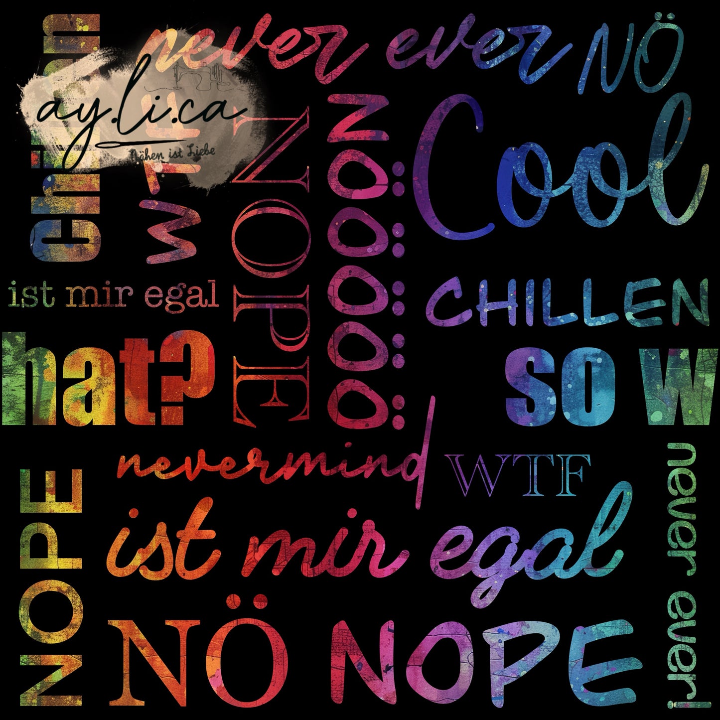 NÖ NOPE in 3 Farben KL