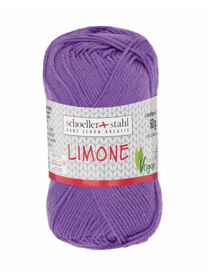 LIMONE 50g Baumwollgarn / lila