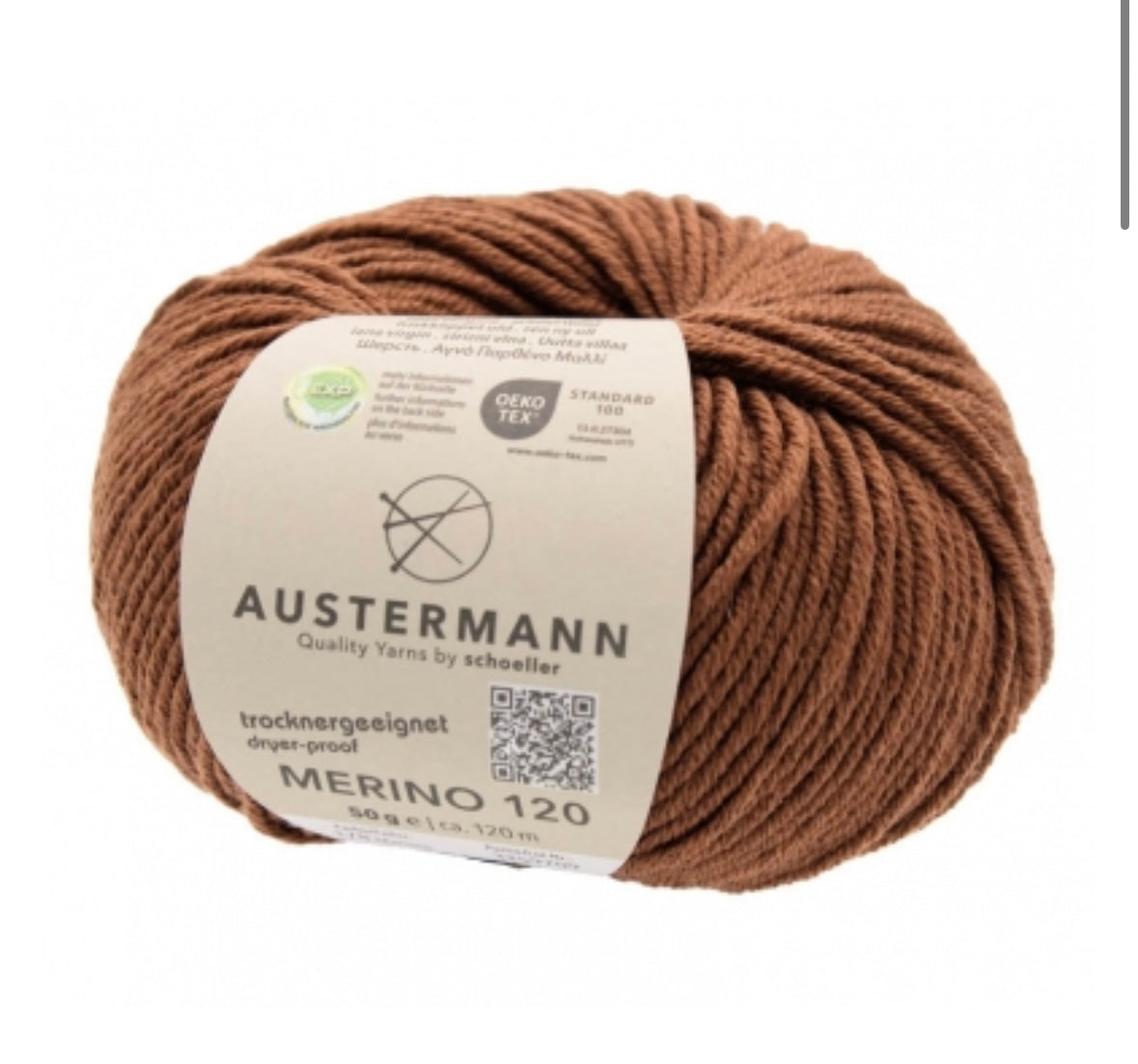 Merino 120 Austermann | 178 marone