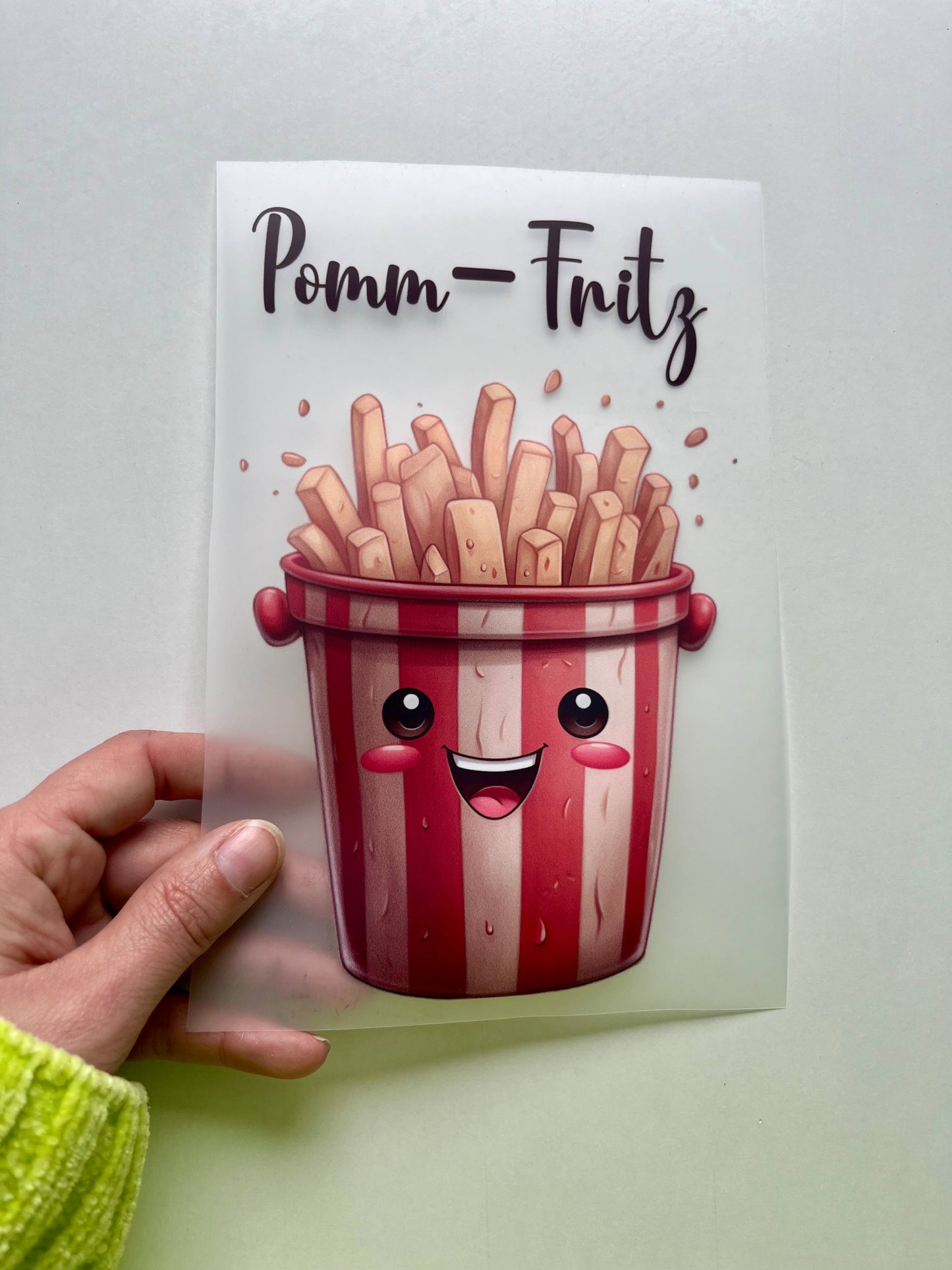 Bügelbild POMM-FRITZ