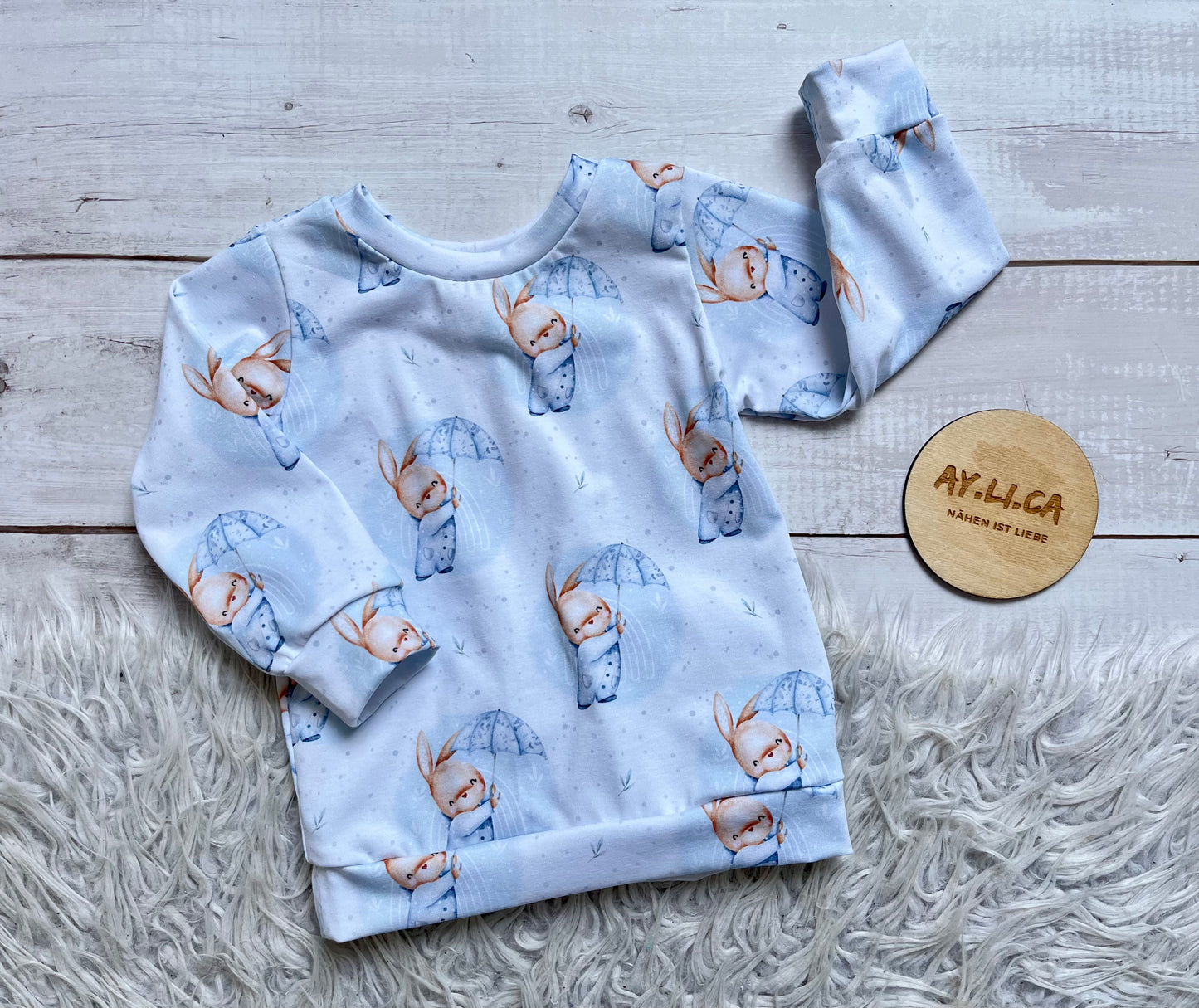 Sweater REGENHASE BLAU Gr.80