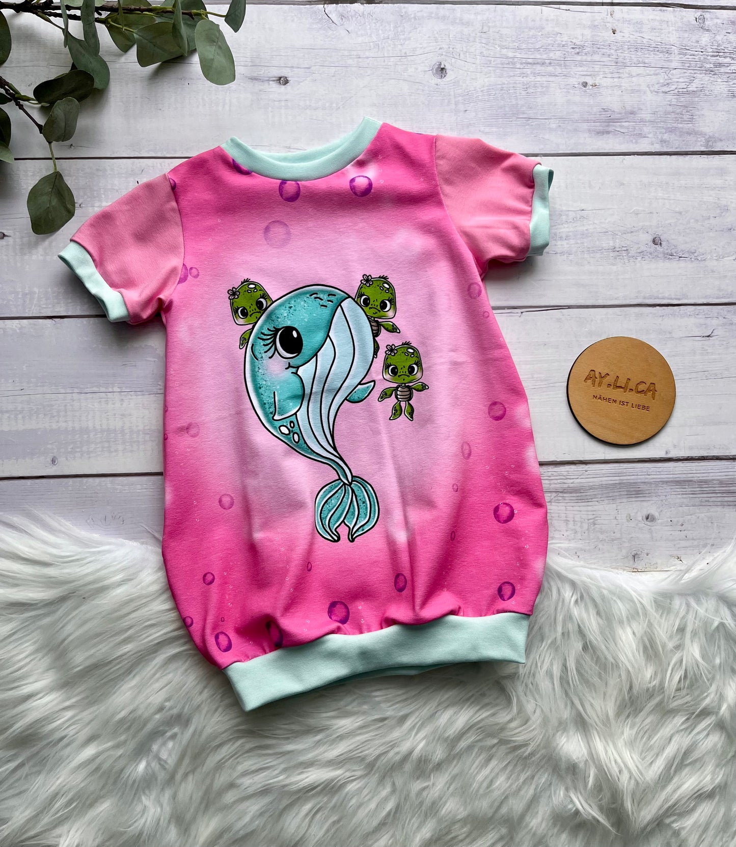 Ballonkleid WAL PINK Gr.74/80