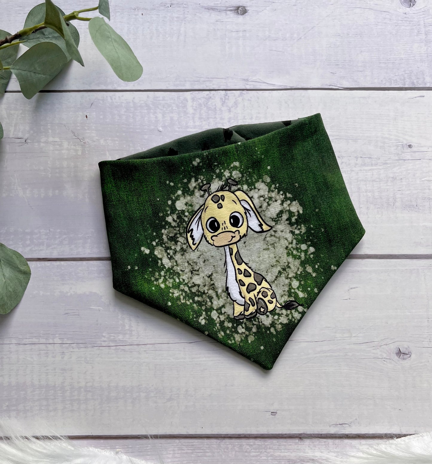 Halstuch GIRAFFE GRÜN onesize