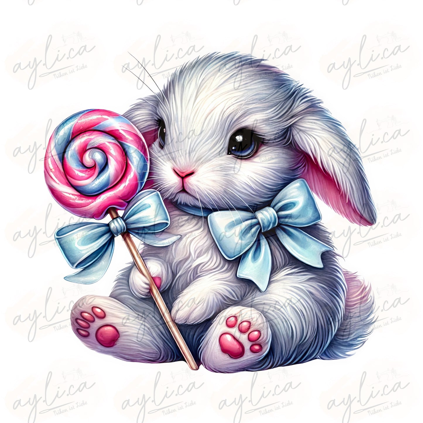 BÜGELBILD LOLLI HASE