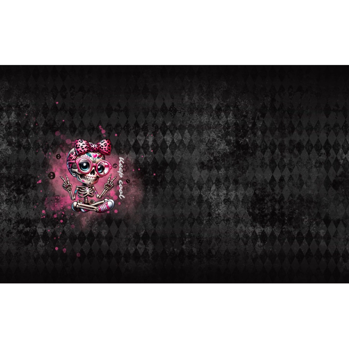 PANEL GIRL SKULL ca. 70x170cm