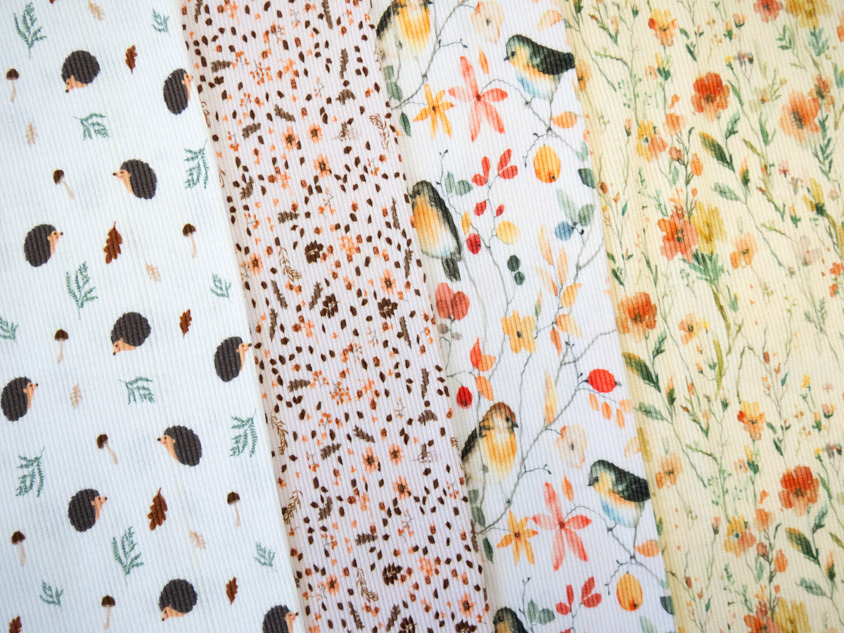 Rippjersey PIA Blüten by Swafing