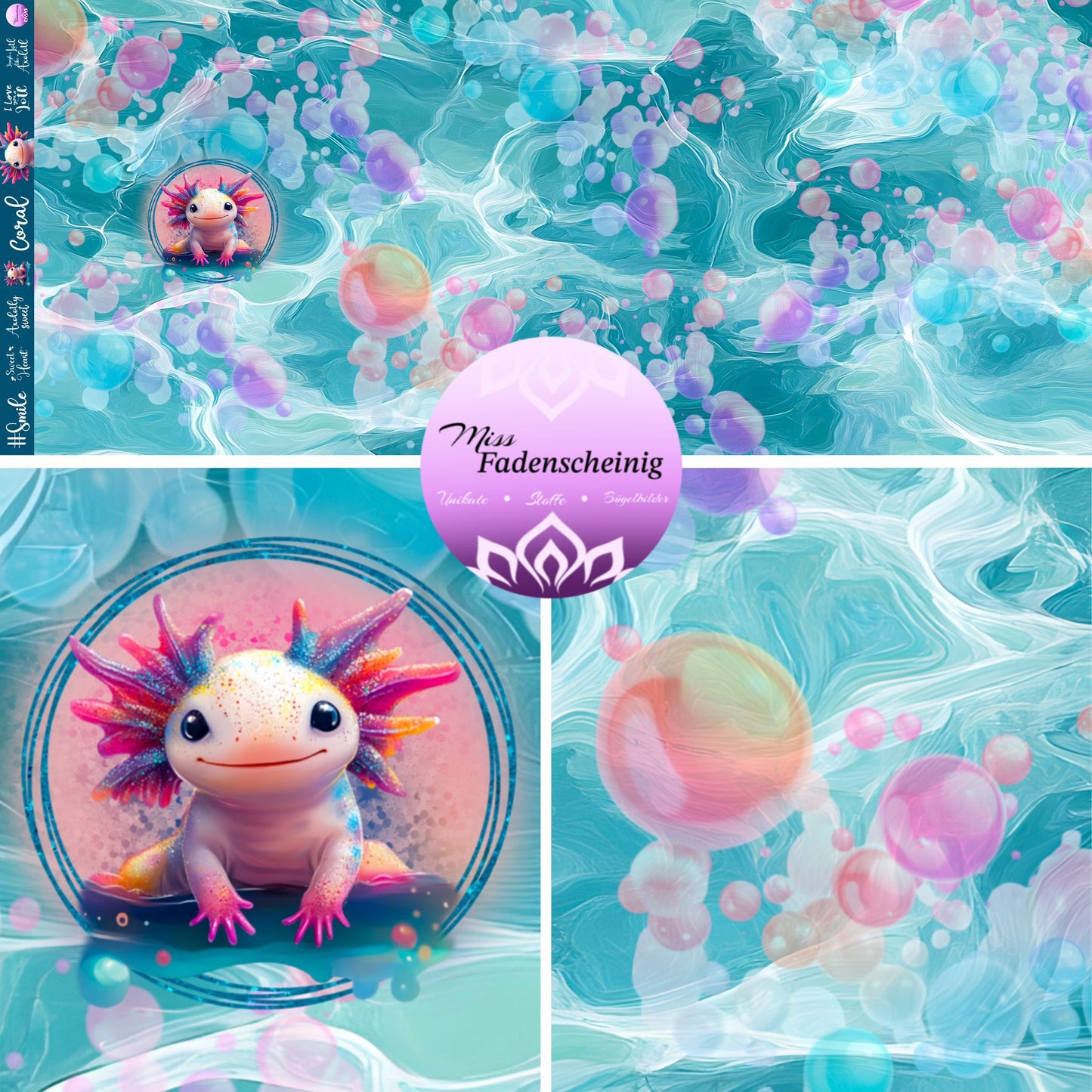 PANEL „CORAL“ Bio-Jersey MissFadenscheinig