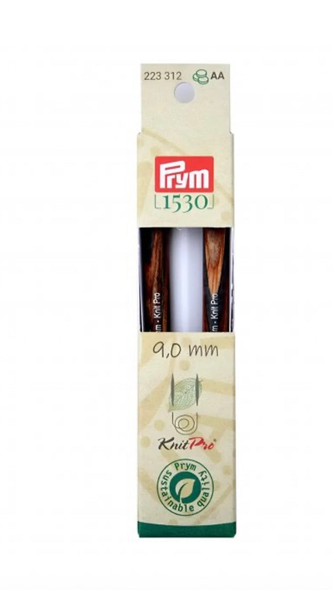 Prym Rundstricknadelspitzen lang Natural (Stärke 9,0 / 12,8 cm)
