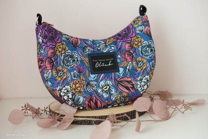 Oxfordgewebe Flowers blau by SWAFING