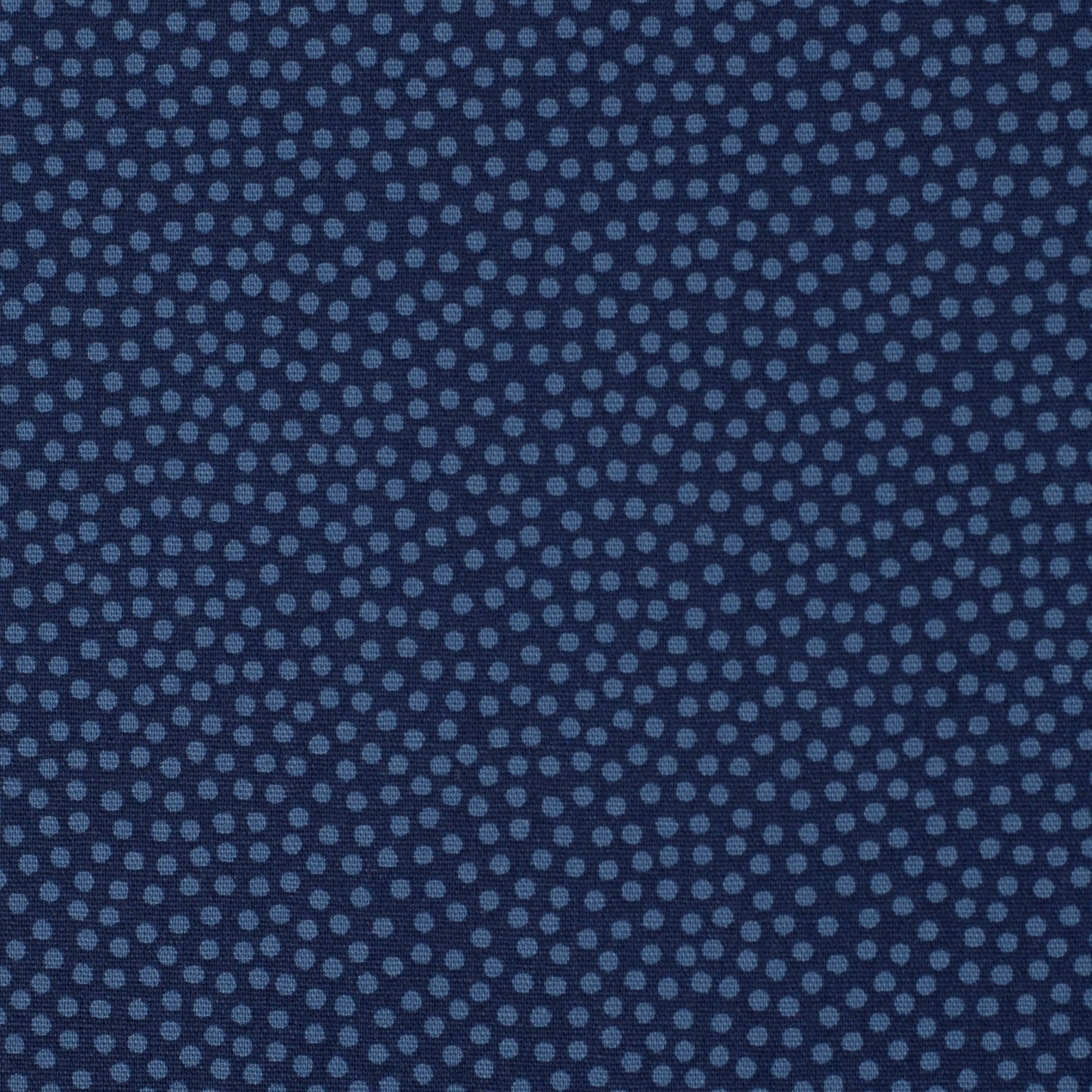 BAUMWOLLE STOFF - DOTTY VON SWAFING blau/dunkelblau