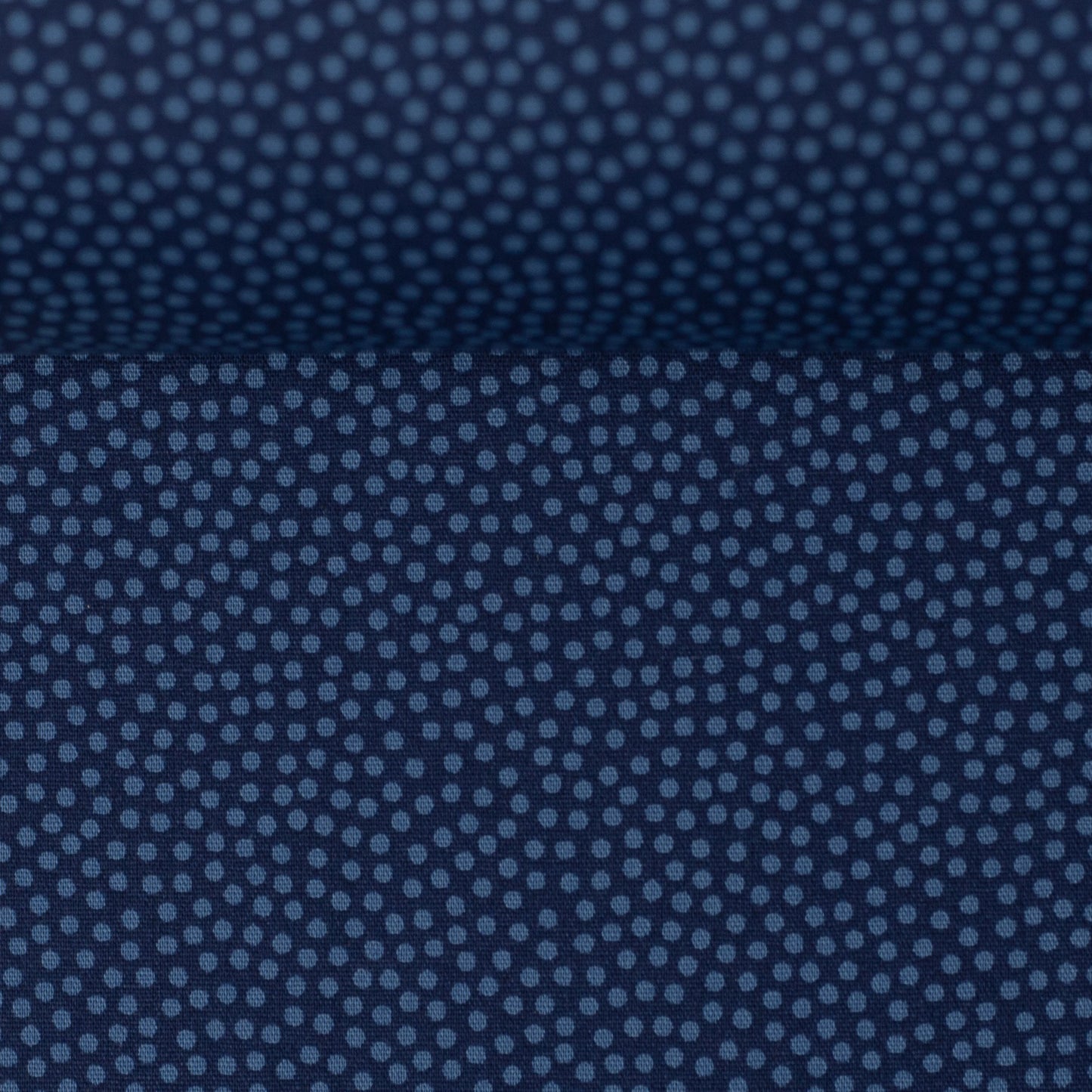 BAUMWOLLE STOFF - DOTTY VON SWAFING blau/dunkelblau