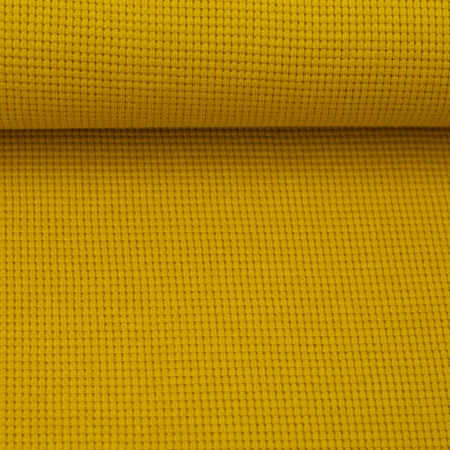 WAFFELJERSEY - CLARISSA VON SWAFING senfgelb