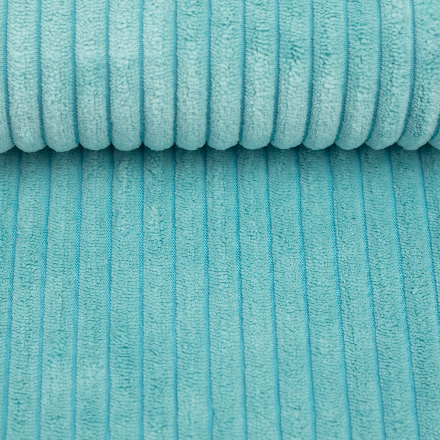 CORD SAMT STOFF - WANJA VON SWAFING aqua