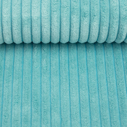 CORD SAMT STOFF - WANJA VON SWAFING aqua