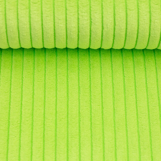 CORD SAMT STOFF - WANJA VON SWAFING fresh green
