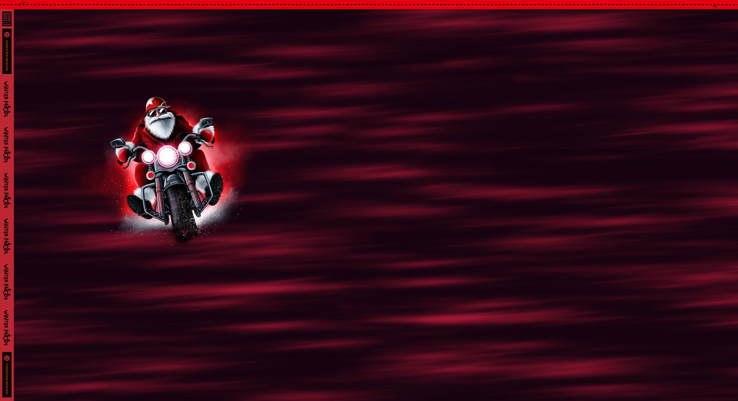 SANTA IS COMING RED by Thorsten Berger PANEL