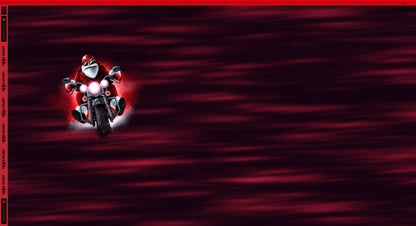 SANTA IS COMING RED by Thorsten Berger PANEL