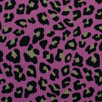 RIPPJERSEY STOFF - LEONORE VON SWAFING fuchsia