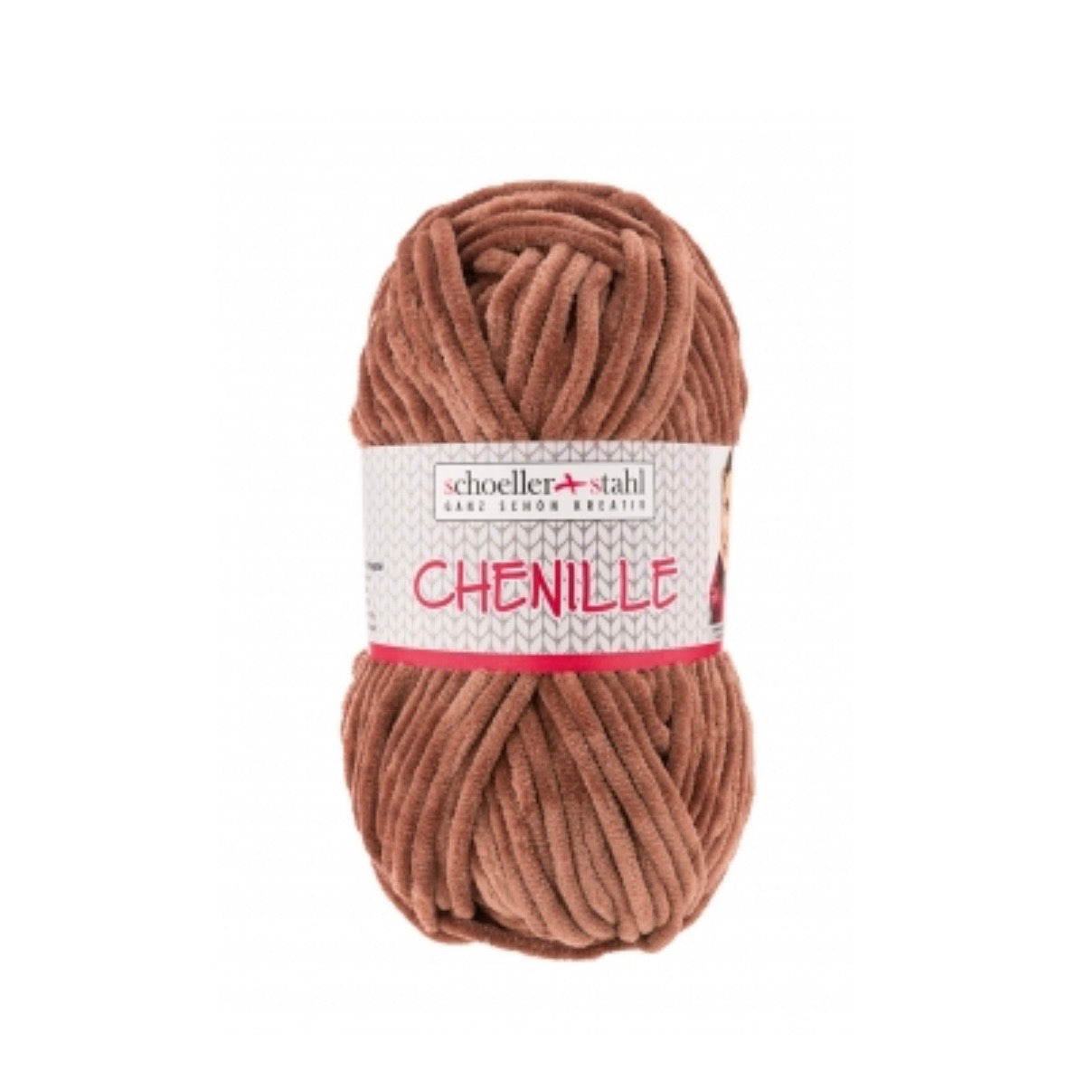 CHENILLE WOLLE hellbraun
