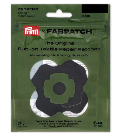 Prym Rub-On Patch EXTREME (2 Stück / schwarz)