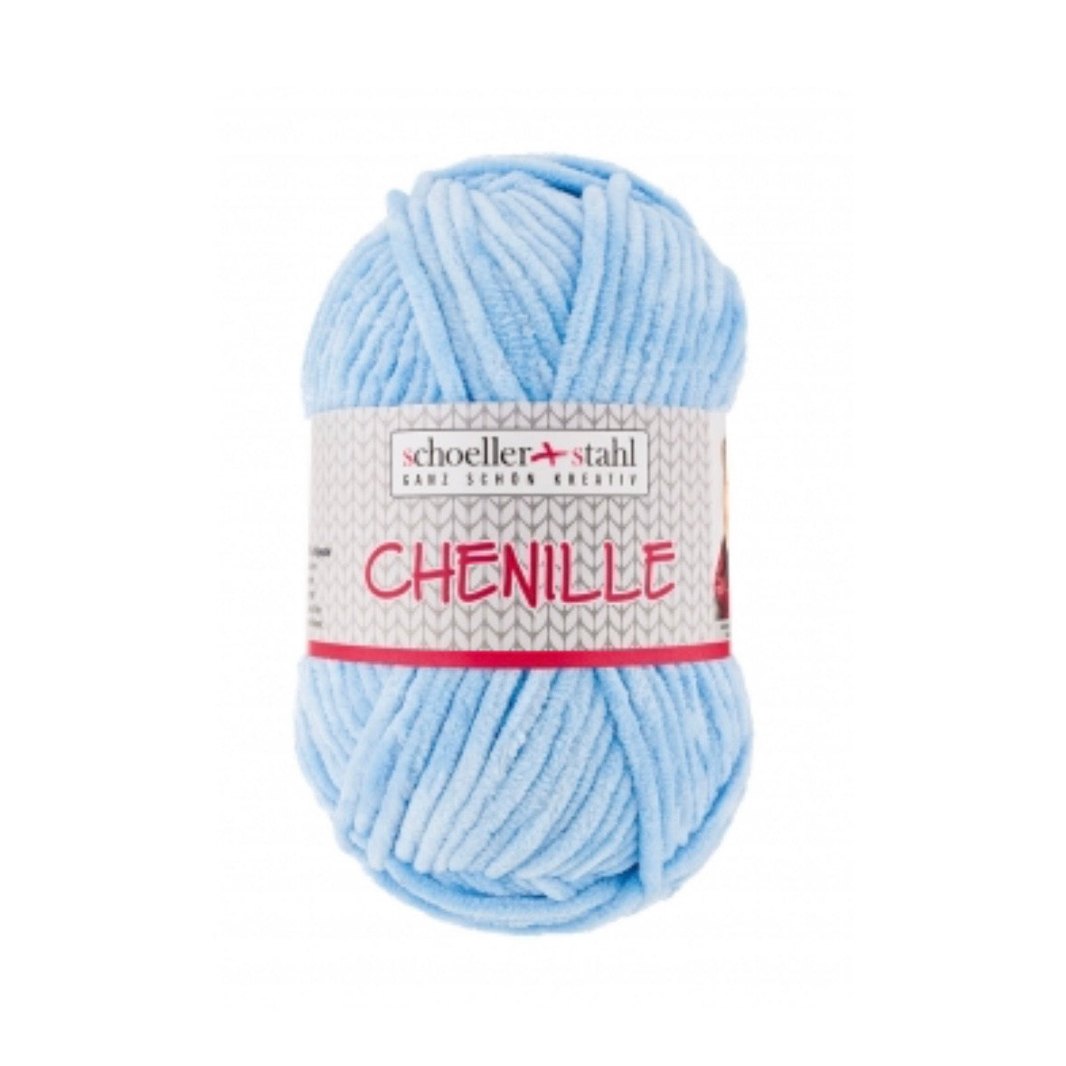 CHENILLE WOLLE hellblau