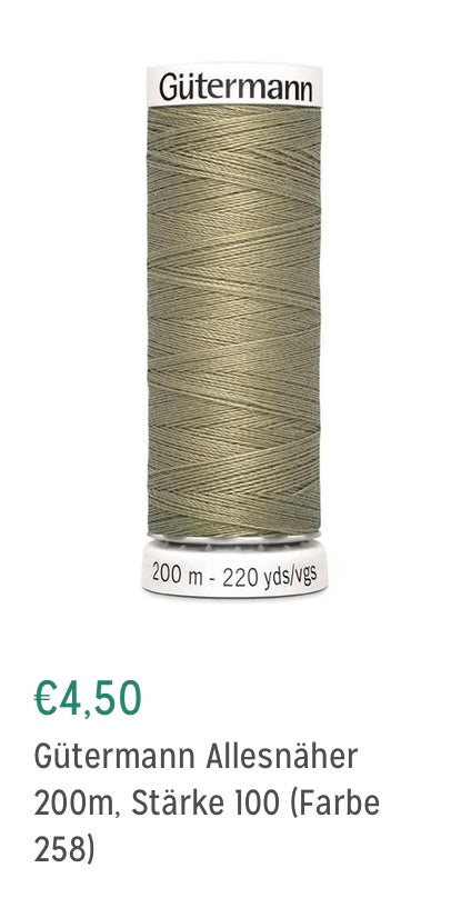 Allesnäher 200m Farbe 258