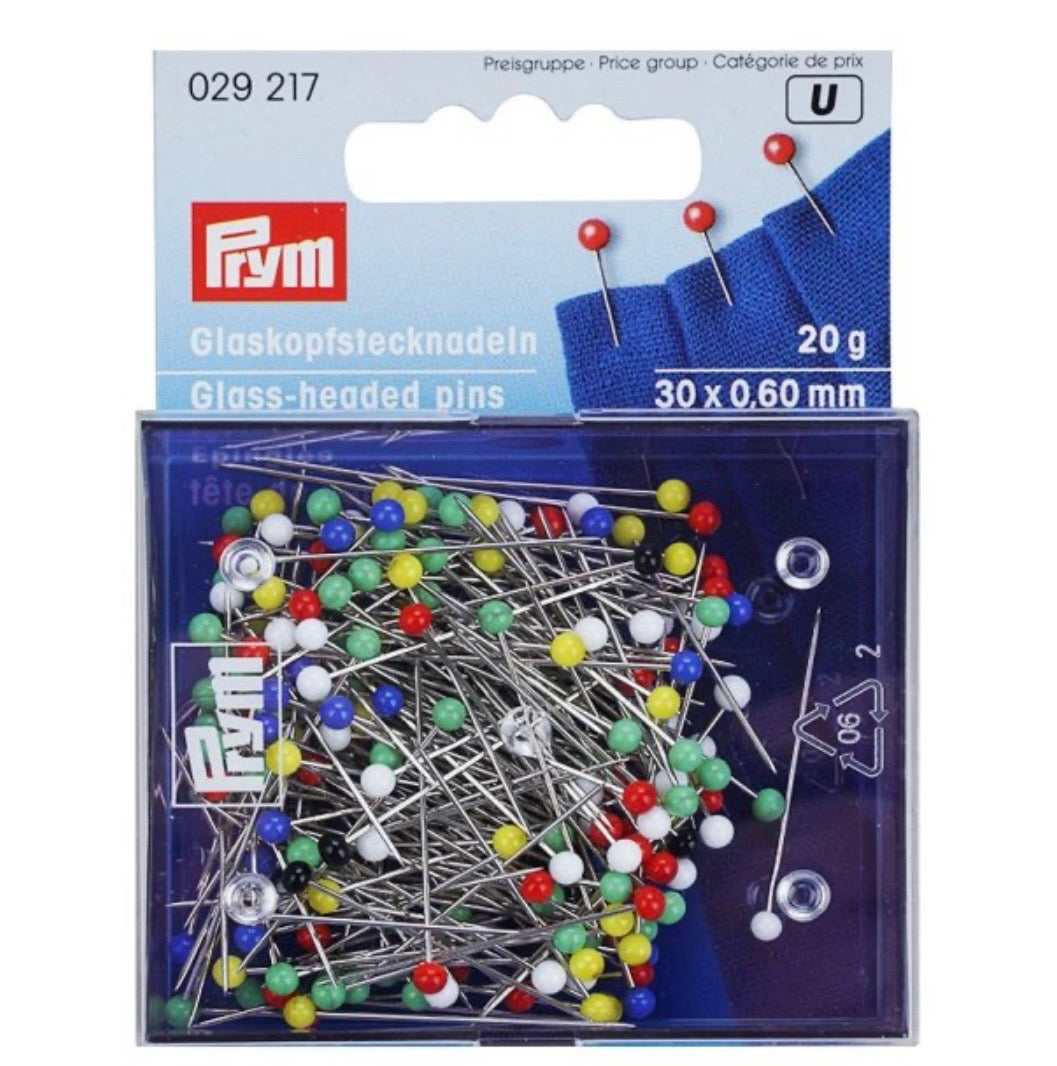 Prym Glaskopfstecknadeln( 30x0,60mm/ 20g )