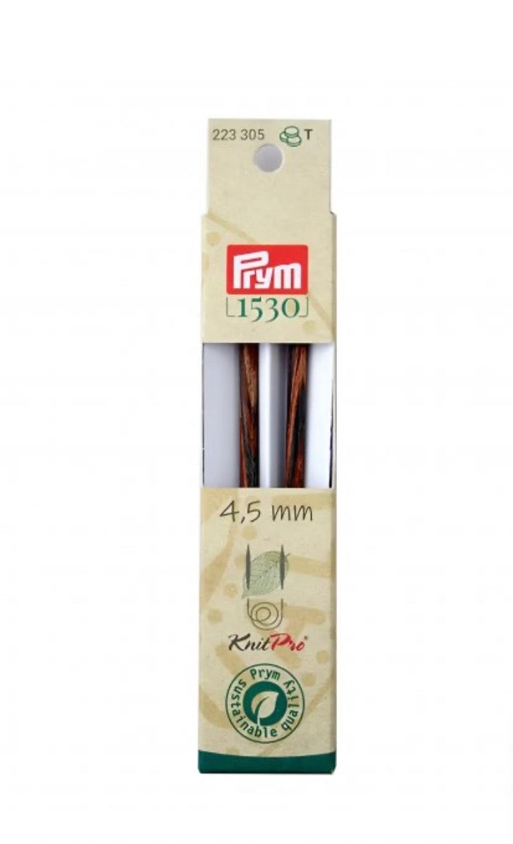 Prym Rundstricknadelspitzen lang Natural (Stärke 4,5 / 11,6 cm)