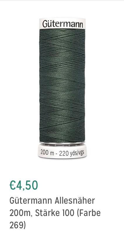 Allesnäher 200m Farbe 269