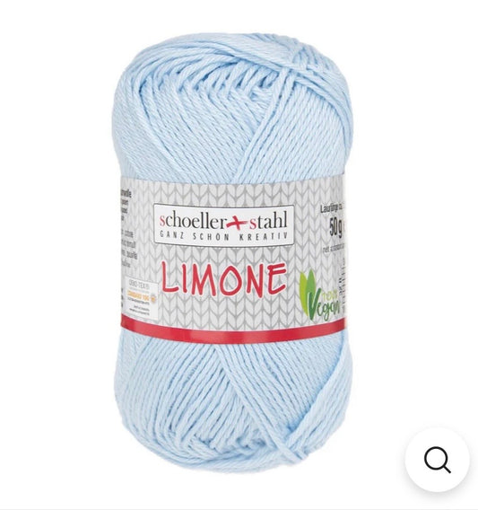 LIMONE 50g Baumwollgarn / bleu