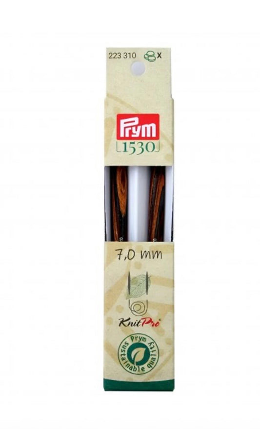 Prym Rundstricknadelspitzen lang Natural (Stärke 7,0 / 11,6 cm)
