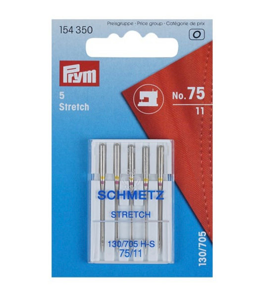 Prym Nähmaschinennadeln 130/705 „Stretch“ 75 5 Nadeln