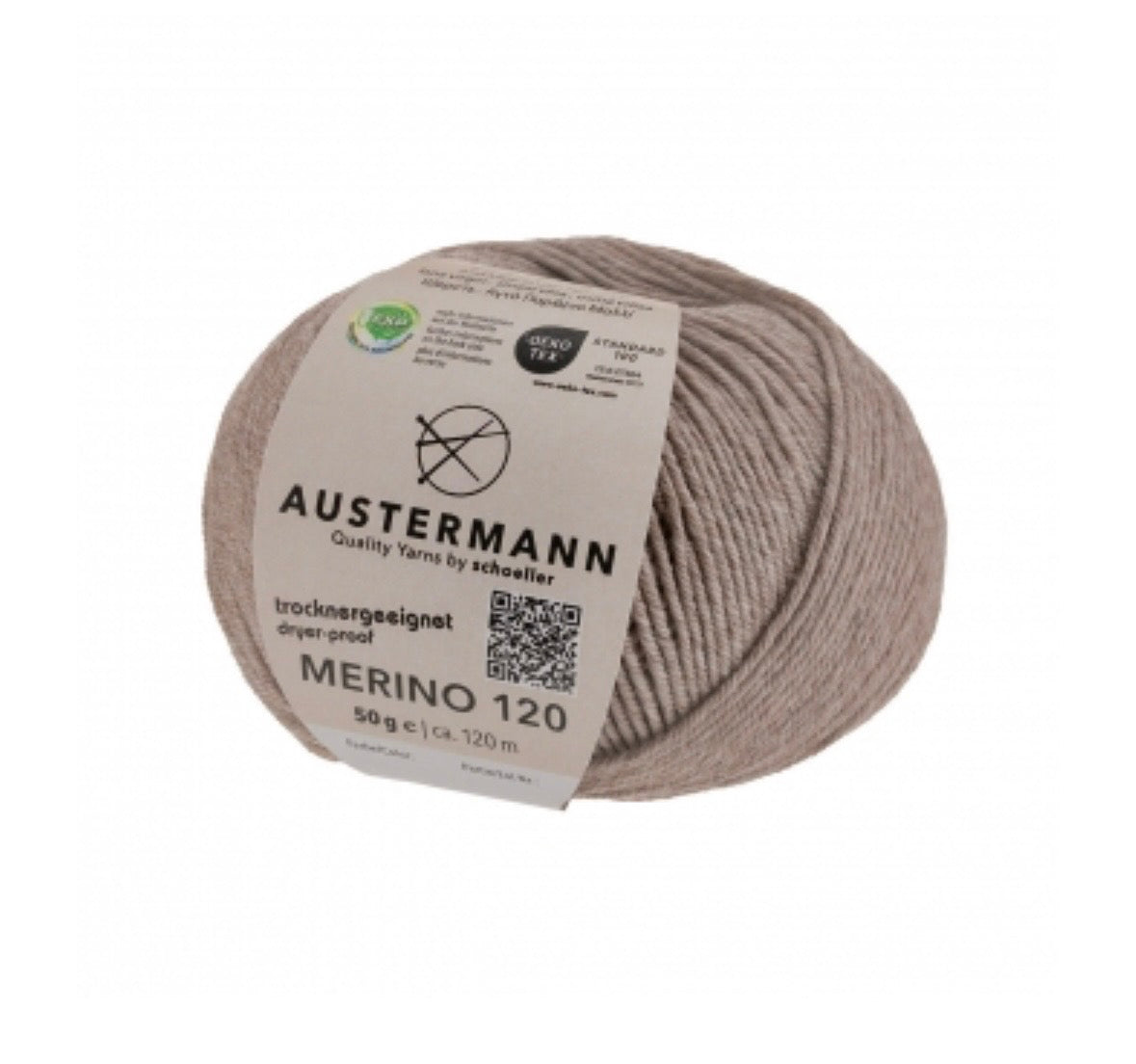 Merino 120 Austermann | 137 beige meliert