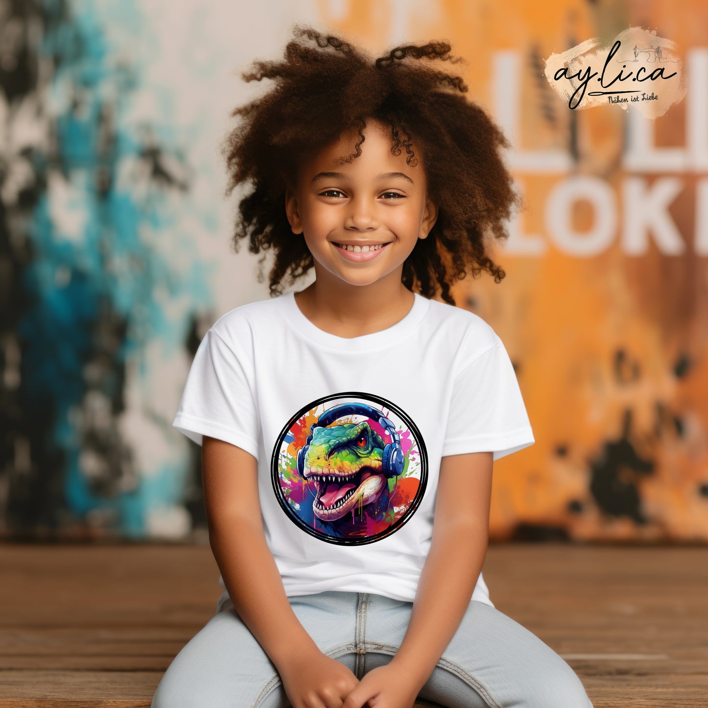 BÜGELBILD PATCH T-REX in 2 Größen