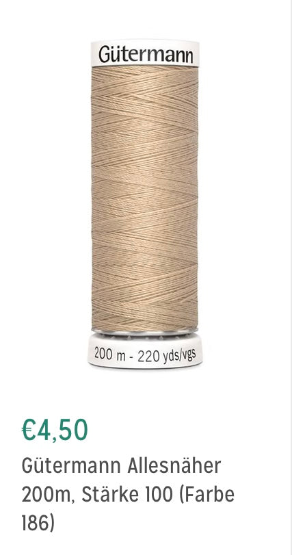 Allesnäher 200m Farbe 186