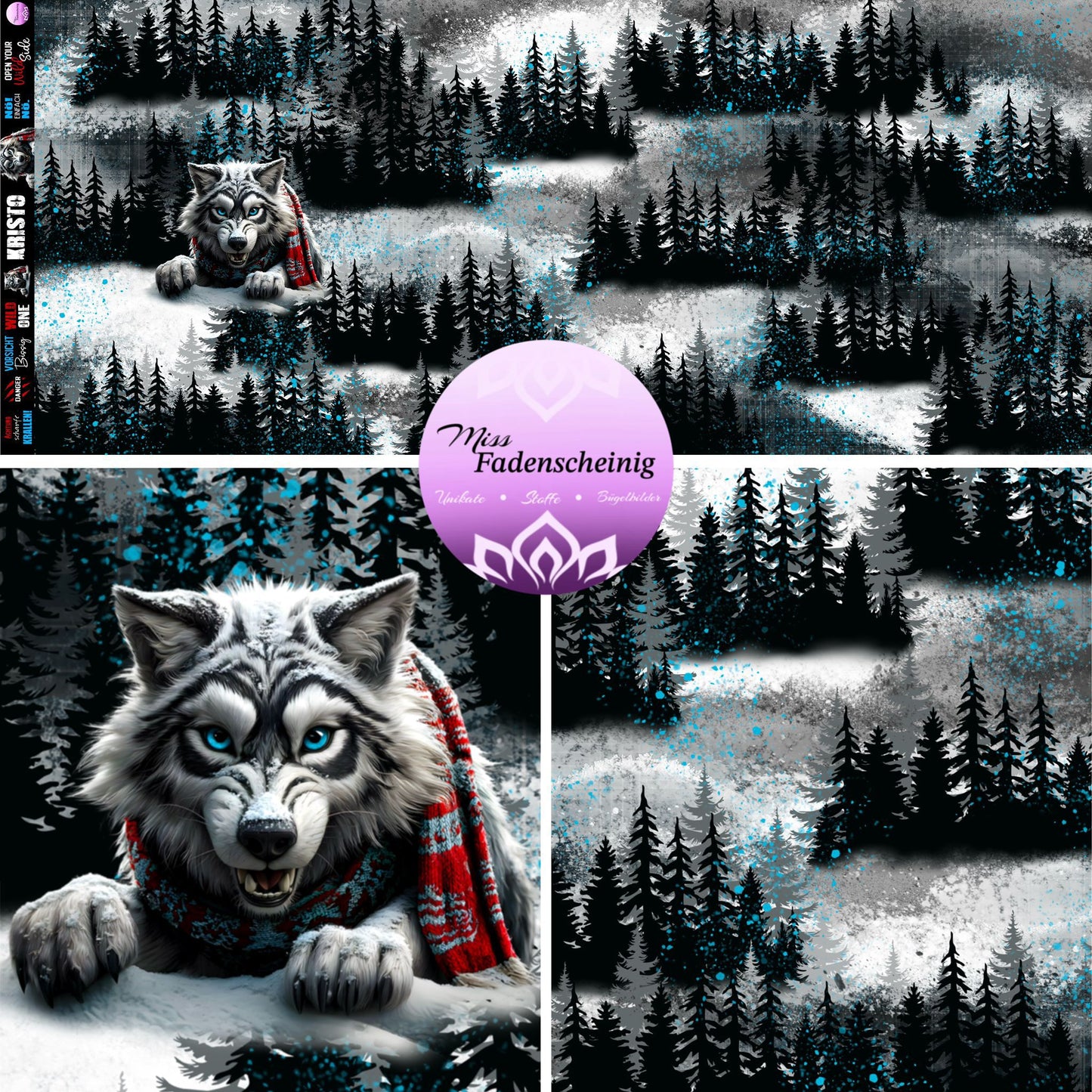 PANEL „ KRISTO“ Bio-French Terry MissFadenscheinig