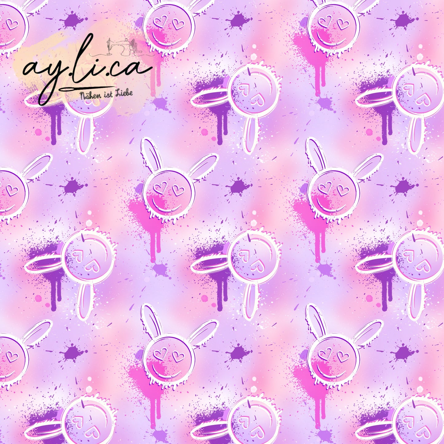 FANCY BUNNIES & STREIFENKOMBI PINK KL